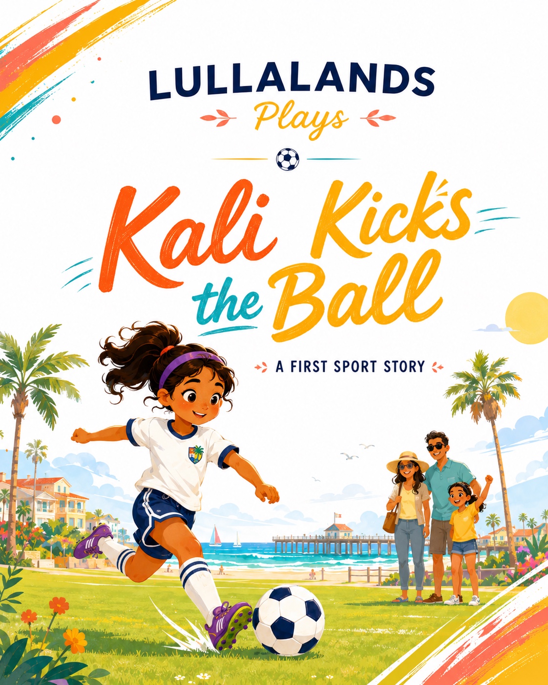Robocza koncepcja okładki: Kali Kicks the Ball